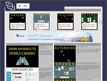 Tablet Screenshot of embedgames.net